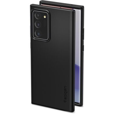 Пластиковый чехол Spigen (SGP) Thin Fit для Samsung Galaxy Note 20 Ultra (N985) - Black