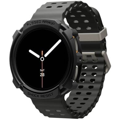 Защитный чехол Spigen (SGP) Rugged Armor (FW) для Samsung Galaxy Watch 8 (44mm) ACS10006 - Matte Black