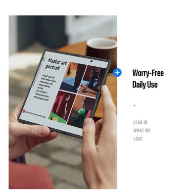 Защитный чехол Dux Ducis Horizon MagStand для Samsung Galaxy Fold 8 Ultra / Fold 7 - Blue