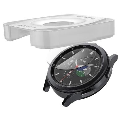 Комплект захисного скла Spigen (SGP) Screen Protector EZ Fit Glas.tR (FW) для Samsung Galaxy Watch 4 Classic (42mm)