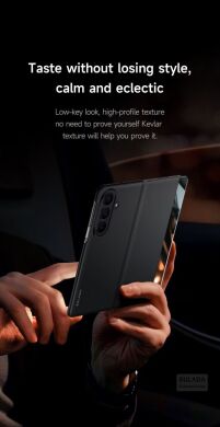 Защитный чехол SULADA Smart Window Case для Samsung Galaxy Fold 8 Ultra - Black