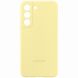 Чехол Silicone Cover для Samsung Galaxy S22 (S901) EF-PS901TYEGRU - Butter Yellow. Фото 4 из 5