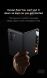 Защитный чехол SULADA Smart Window Case для Samsung Galaxy Fold 8 Ultra - Black. Фото 3 из 12