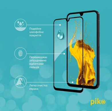 Защитное стекло Piko Full Glue для Samsung Galaxy A18 (A185) - Black