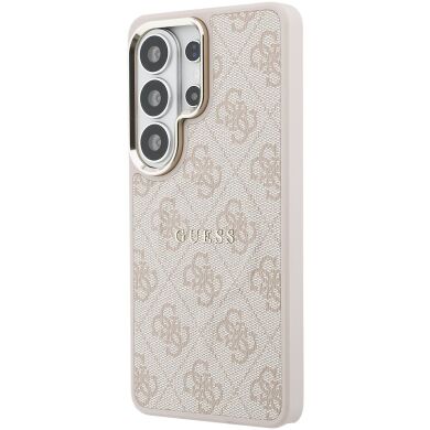 Защитный чехол Guess 4G Embossed Ring MagSafe для Samsung Galaxy S26 Ultra (S948) GUHMS26LP4MSEGCP - Pink