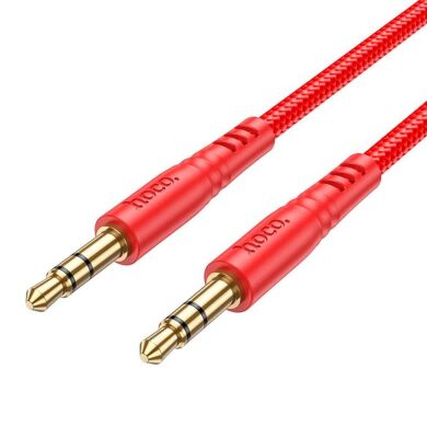 AUX-кабель Hoco UPA24 Smooth (1m) - Red