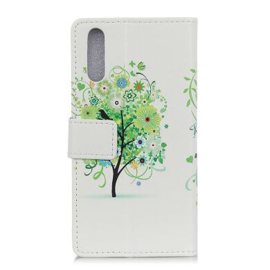 Чохол Deexe Life Style Wallet для Samsung Galaxy A02 (A022) - Green Tree
