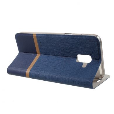 Чехол Deexe Lines Texture для Samsung Galaxy J6 2018 (J600) - Blue