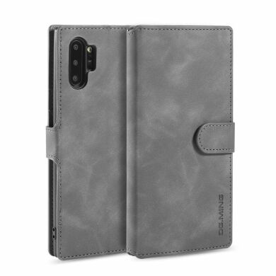 Чохол DG.MING Retro Style для Samsung Galaxy Note 10+ (N975) - Grey