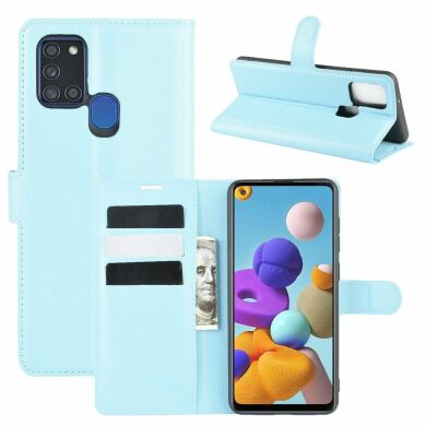 Чохол-книжка Deexe Book Type для Samsung Galaxy A21s (A217) - Blue