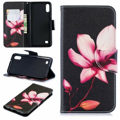 Чохол-книжка Deexe Color Wallet для Samsung Galaxy A10 (A105), Flower Pattern