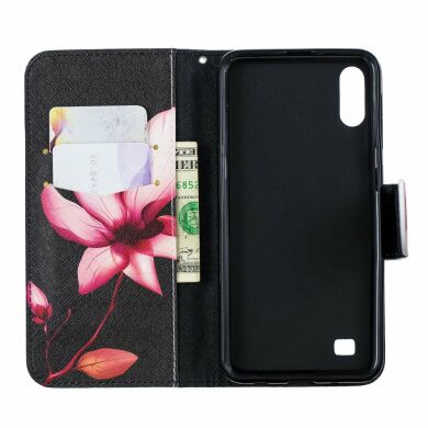Чохол-книжка Deexe Color Wallet для Samsung Galaxy A10 (A105), Flower Pattern