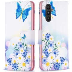 Чохол-книжка Deexe Color Wallet для Samsung Galaxy A24 (A245) - Butterfly and Flowers