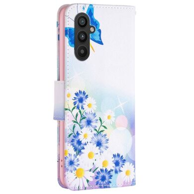 Чехол-книжка Deexe Color Wallet для Samsung Galaxy A24 (A245) - Butterfly and Flowers