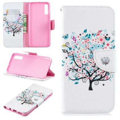 Чохол-книжка Deexe Color Wallet для Samsung Galaxy A50 (A505) / A30s (A307) / A50s (A507) - Flowered Tree
