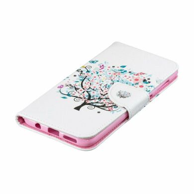 Чехол-книжка Deexe Color Wallet для Samsung Galaxy A50 (A505) / A30s (A307) / A50s (A507) - Flowered Tree
