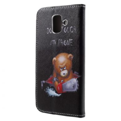 Чохол-книжка Deexe Color Wallet для Samsung Galaxy A6 2018 (A600) - Don`t Touch My Phone
