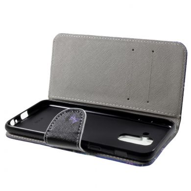 Чохол-книжка Deexe Color Wallet для Samsung Galaxy A6+ 2018 (A605) - Butterfly Pattern