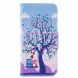 Чехол-книжка Deexe Color Wallet для Samsung Galaxy M20 (M205) - Tree and Owls