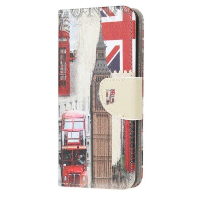 Чехол-книжка Deexe Color Wallet для Samsung Galaxy S20 FE (G780) - London Elements