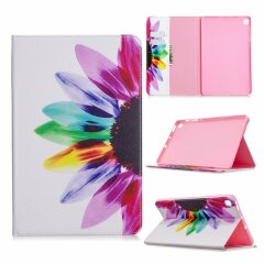 Чохол-книжка Deexe Pattern Style для Samsung Galaxy Tab S6 lite / S6 Lite (2022/2024) - Colorful Flower