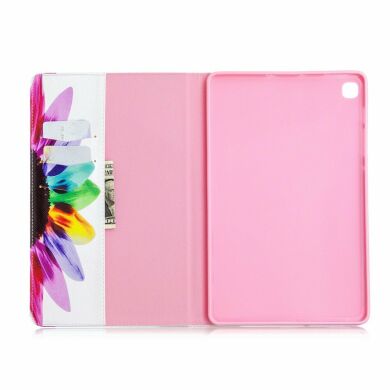 Чехол-книжка Deexe Pattern Style для Samsung Galaxy Tab S6 lite / S6 Lite (2022/2024) - Colorful Flower