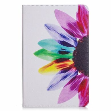 Чехол-книжка Deexe Pattern Style для Samsung Galaxy Tab S6 lite / S6 Lite (2022/2024) - Colorful Flower