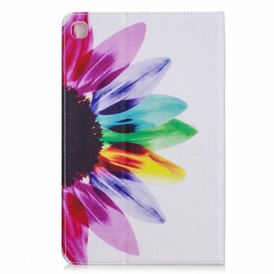 Чехол-книжка Deexe Pattern Style для Samsung Galaxy Tab S6 lite / S6 Lite (2022/2024) - Colorful Flower