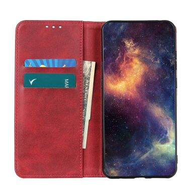 Чехол-книжка Deexe Wallet Case для Samsung Galaxy A02s (A025) - Red