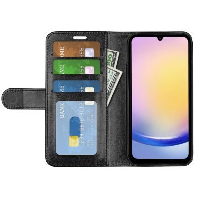 Чехол-книжка Deexe Wallet Style для Samsung Galaxy A26 (A266) - Black