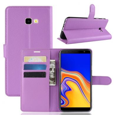Чехол-книжка Deexe Wallet Style для Samsung Galaxy J4+ (J415) - Purple