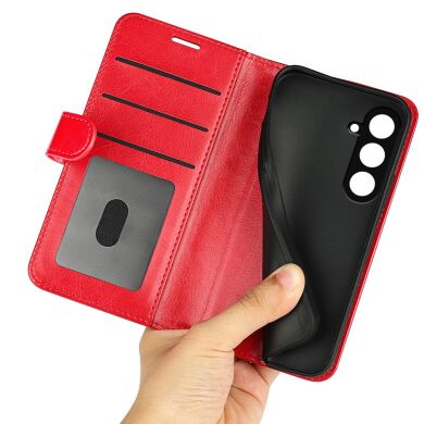Чехол-книжка Deexe Wallet Style для Samsung Galaxy S23 FE - Red
