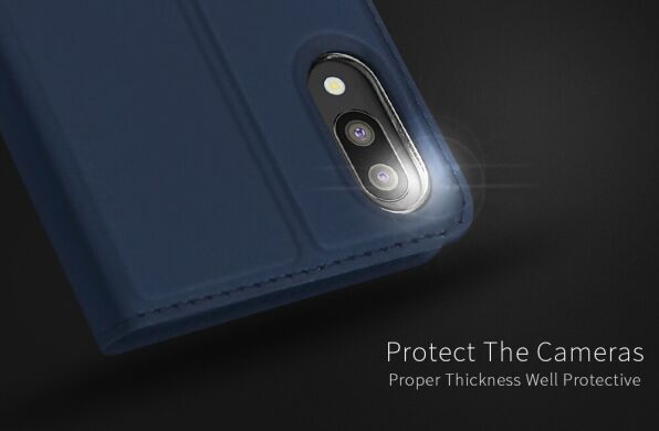 Чехол-книжка DUX DUCIS Skin Pro для Samsung Galaxy M10 - Dark Blue