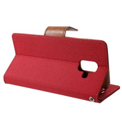 Чехол-книжка MERCURY Canvas Diary для Samsung Galaxy A6 2018 (A600) - Red