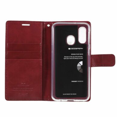 Чохол-книжка MERCURY Classic Wallet для Samsung Galaxy A40 (А405) - Wine Red