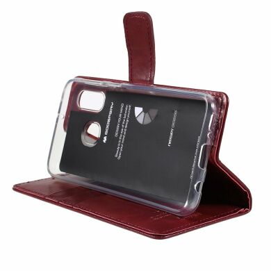 Чохол-книжка MERCURY Classic Wallet для Samsung Galaxy A40 (А405) - Wine Red