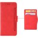 Чехол-книжка с кармашками Deexe Wallet Stand для Samsung Galaxy S26 FE - Red. Фото 2 из 15