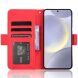 Чехол-книжка с кармашками Deexe Wallet Stand для Samsung Galaxy S26 FE - Red. Фото 5 из 15