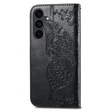 Чохол-книжка з малюнком UniCase Butterfly Pattern для Samsung Galaxy S26 FE - Black