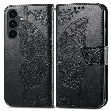 Чохол-книжка з малюнком UniCase Butterfly Pattern для Samsung Galaxy S26 FE - Black