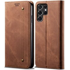 Чехол-книжка UniCase Jeans Wallet для Samsung Galaxy S25 Ultra (S938) - Coffee