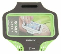 Чехол на руку ROMIX Slim Sports (Размер: M) - Green