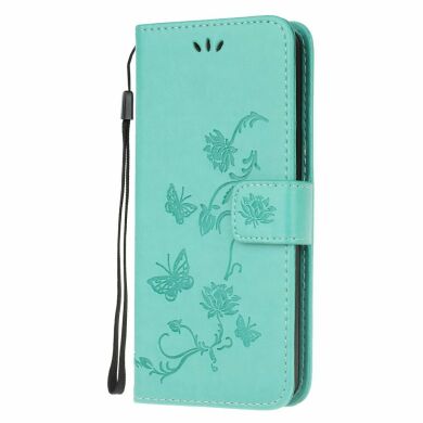Чехол UniCase Butterfly Pattern для Samsung Galaxy A10s (A107) - Cyan