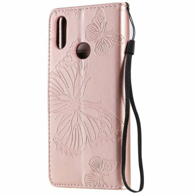 Чехол UniCase Butterfly Pattern для Samsung Galaxy A10s (A107) - Rose Gold