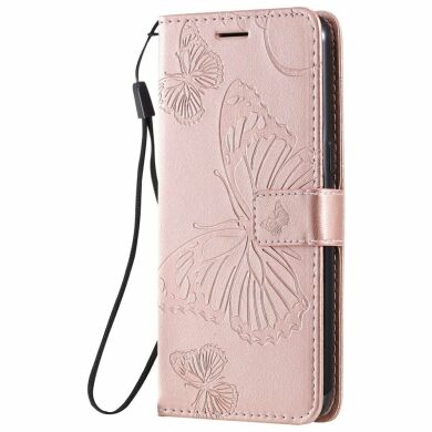 Чехол UniCase Butterfly Pattern для Samsung Galaxy A10s (A107) - Rose Gold
