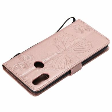 Чехол UniCase Butterfly Pattern для Samsung Galaxy A10s (A107) - Rose Gold