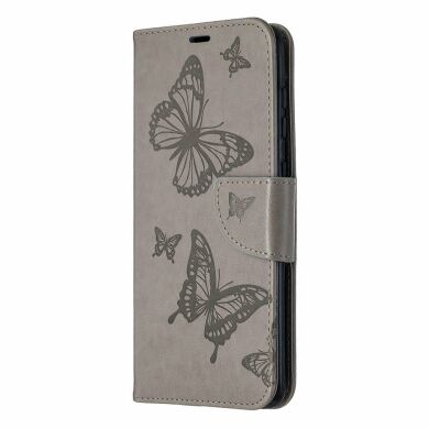 Чехол UniCase Butterfly Pattern для Samsung Galaxy A21s (A217) - Grey