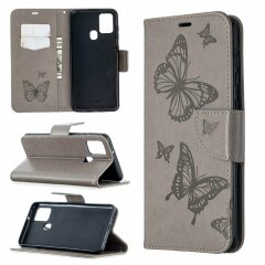 Чохол UniCase Butterfly Pattern для Samsung Galaxy A21s (A217) - Grey