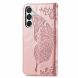 Чохол UniCase Butterfly Pattern для Samsung Galaxy M15 (M156) - Rose Gold