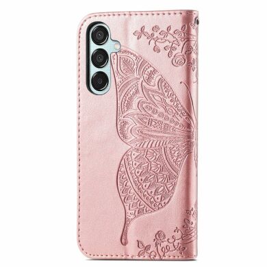 Чехол UniCase Butterfly Pattern для Samsung Galaxy M15 (M156) - Rose Gold